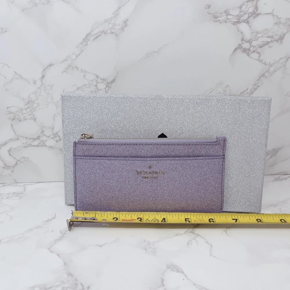 Kate spade tinsel glitter cardholder - Picture 2 of 6